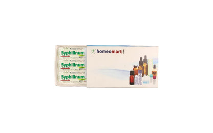 homeomart.com Syphilinum Homeopathy Pellets (Pills) in 200C Potency, Pack of 3