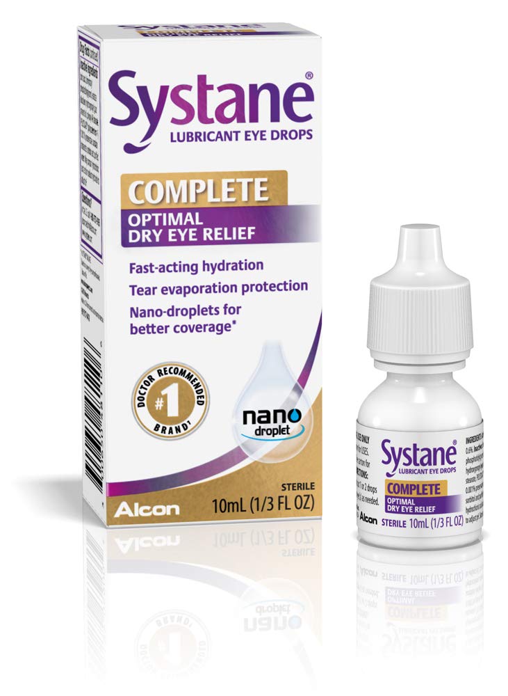 Systane Complete Lubricant Eye Drops 10 ml | Fast Hydration & Dry Eye Relief
