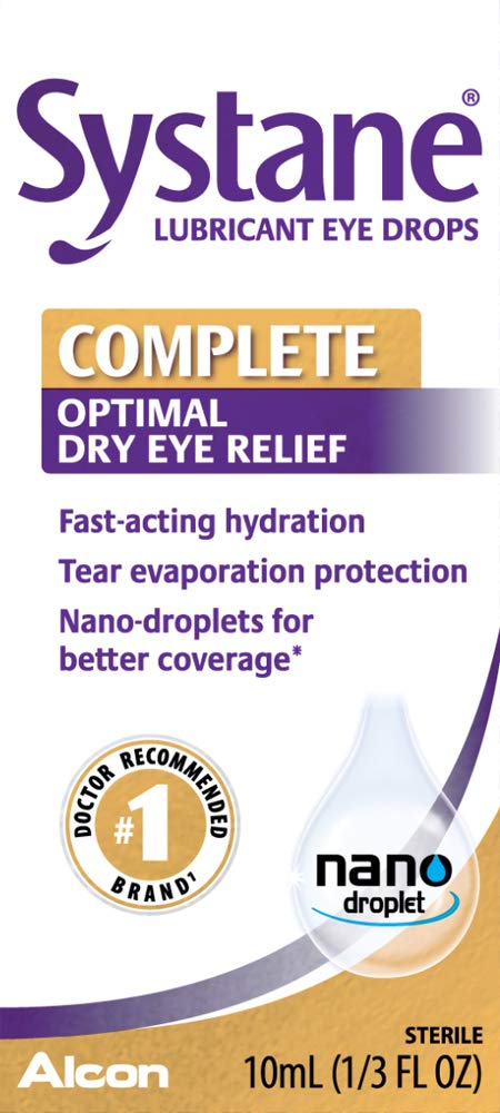 Systane Complete Lubricant Eye Drops 10 ml | Fast Hydration & Dry Eye Relief