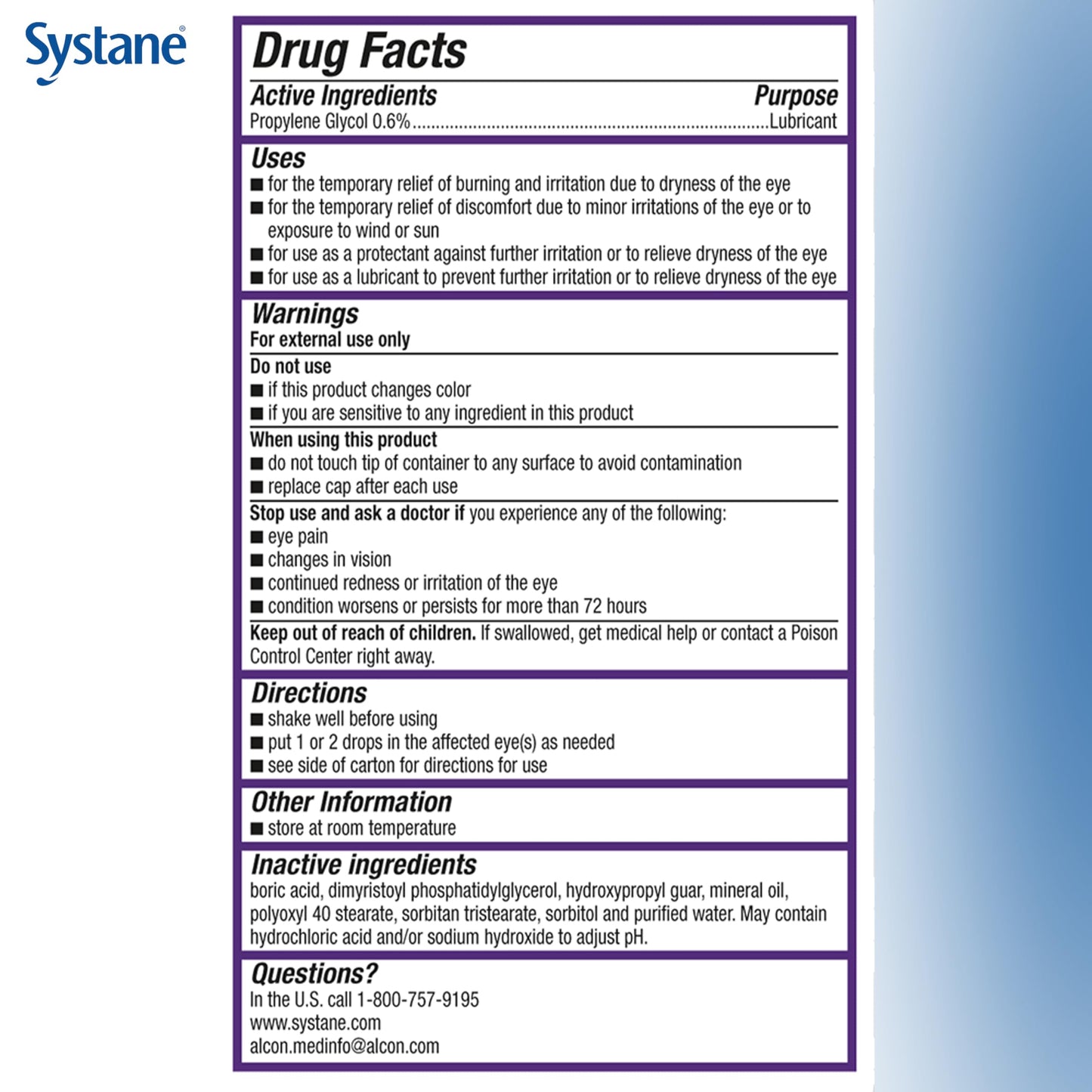 Systane COMPLETE PF Preservative-Free Dry Eye Drops – 2 x 10 mL, Safe with Contacts