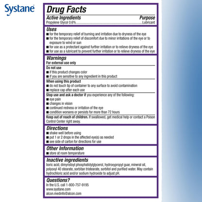 Systane COMPLETE PF Preservative-Free Dry Eye Drops – 2 x 10 mL, Safe with Contacts