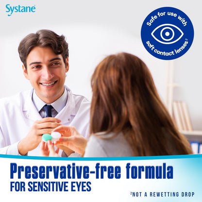 Systane Hydration Twin Pack - Preservative-Free Eye Drops for Dry Eye Relief (2x10ml)