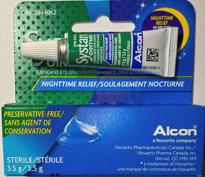 Systane Lub Eye Nighttime Ointment 3.5g (6 Pack) – Overnight Eye Lubricant