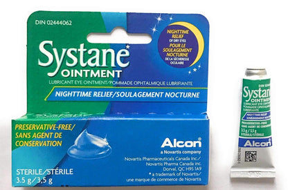 Systane Lub Eye Nighttime Ointment 3.5g (6 Pack) – Overnight Eye Lubricant