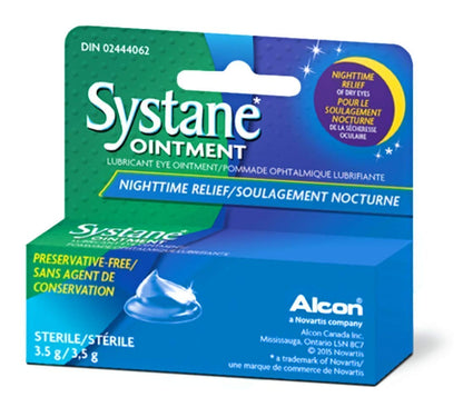Systane Lub Eye Nighttime Ointment 3.5g (6 Pack) – Overnight Eye Lubricant