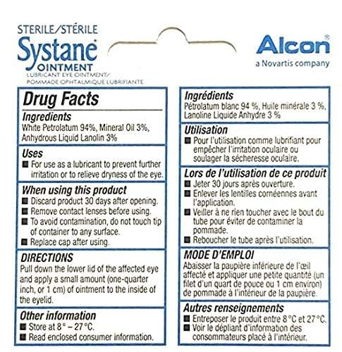 Systane Nighttime Lubricant Eye Ointment 3.50 g | Pack of 3