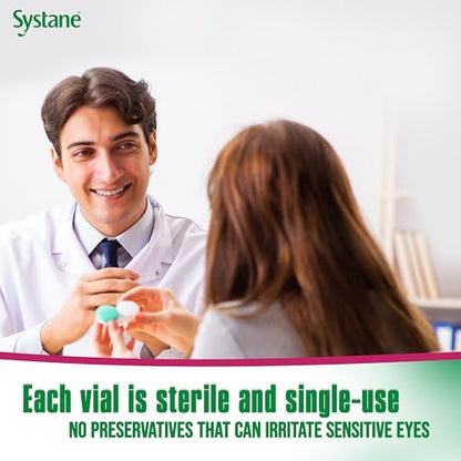 Systane Ultra Lubricant Eye Drops – 60 Count | Extended Protection & Fast Relief