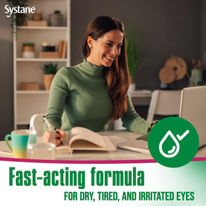 Systane Ultra Lubricant Eye Drops – 60 Count | Extended Protection & Fast Relief