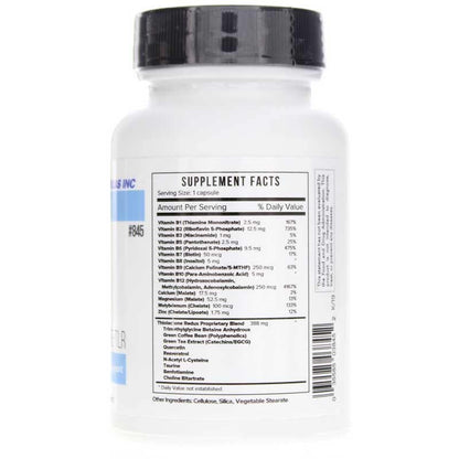 Systemic Formulas HomoCysteine TLR Redux Support – 60 Capsules | Biocell #845