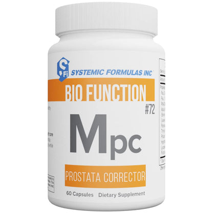 Systemic Formulas MPC Prostata Corrector #72 – 60 Capsules for Prostate Health & Circulation