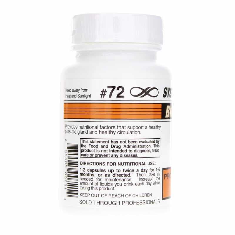 Systemic Formulas MPC Prostata Corrector #72 – 60 Capsules for Prostate Health & Circulation