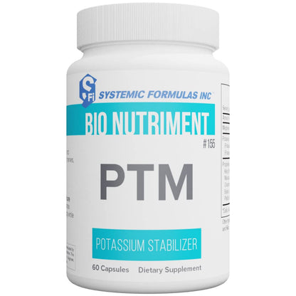 Systemic Formulas PTM Potassium Stabilizer - 60 Capsules | Bio Nutriment #155
