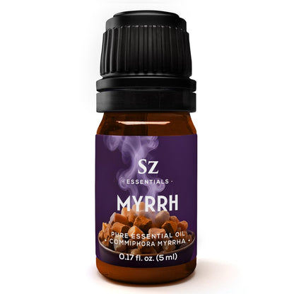 Sz Essentials 5-Year Aged Myrrh Essential Oil – Pure, Undiluted, Therapeutic Grade & Vegan