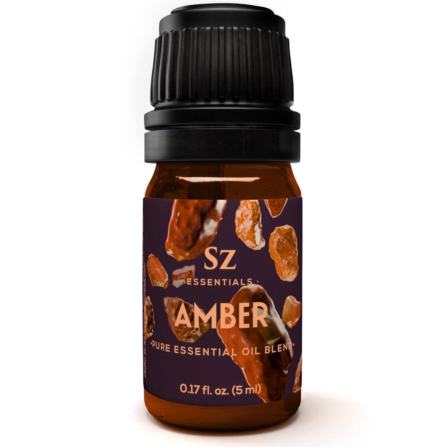 SZ Essentials Amber Essential Oil - 0.17oz (5ml) Pure & Undiluted