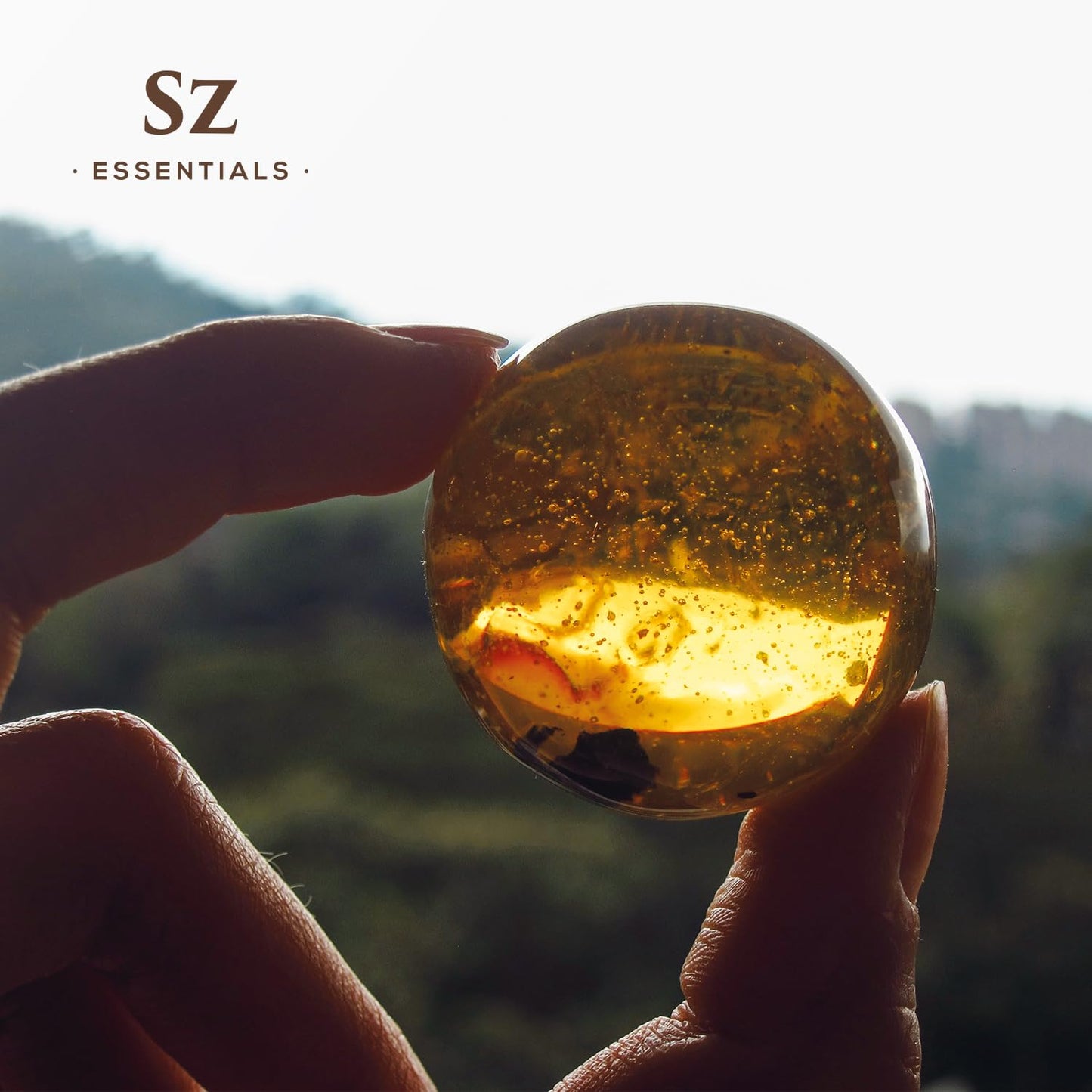 SZ Essentials Amber Essential Oil - 0.17oz (5ml) Pure & Undiluted