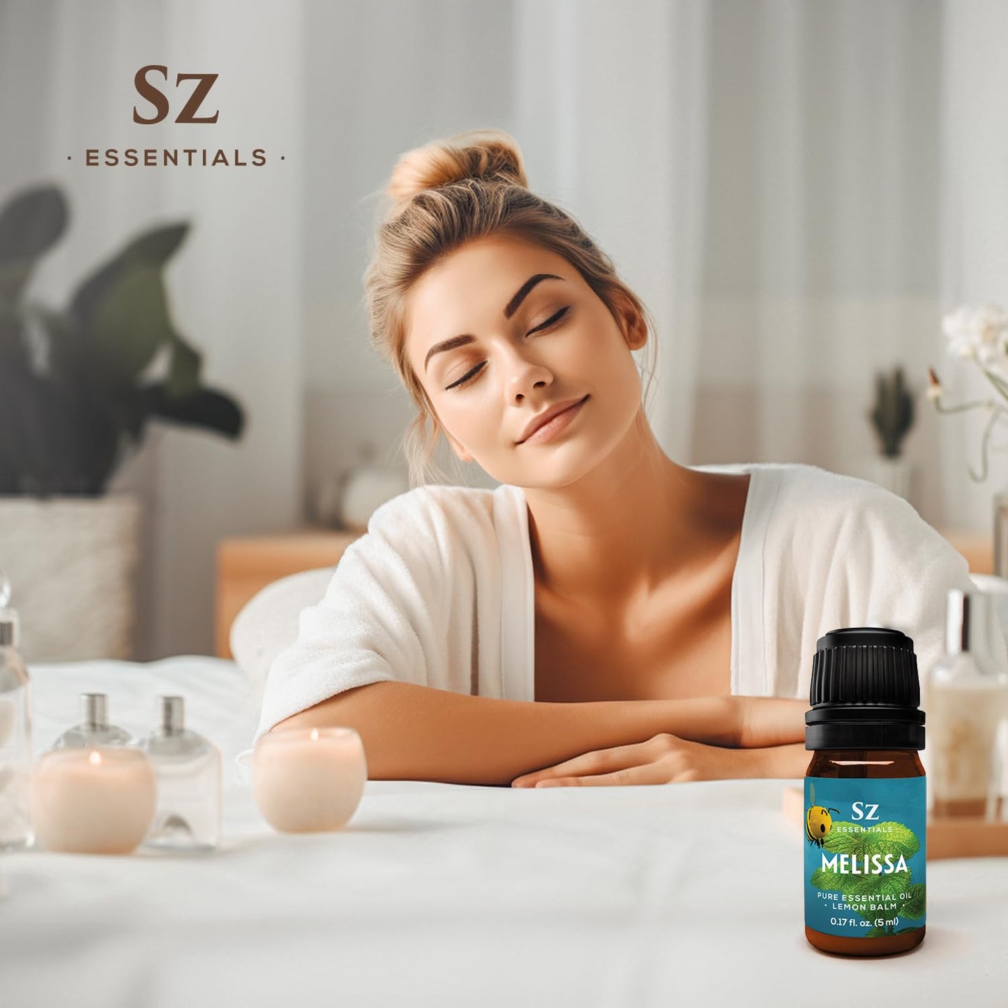 Melissa Essential Oil - 100% Pure & Undiluted (Lemon Balm) | SZ Essentials