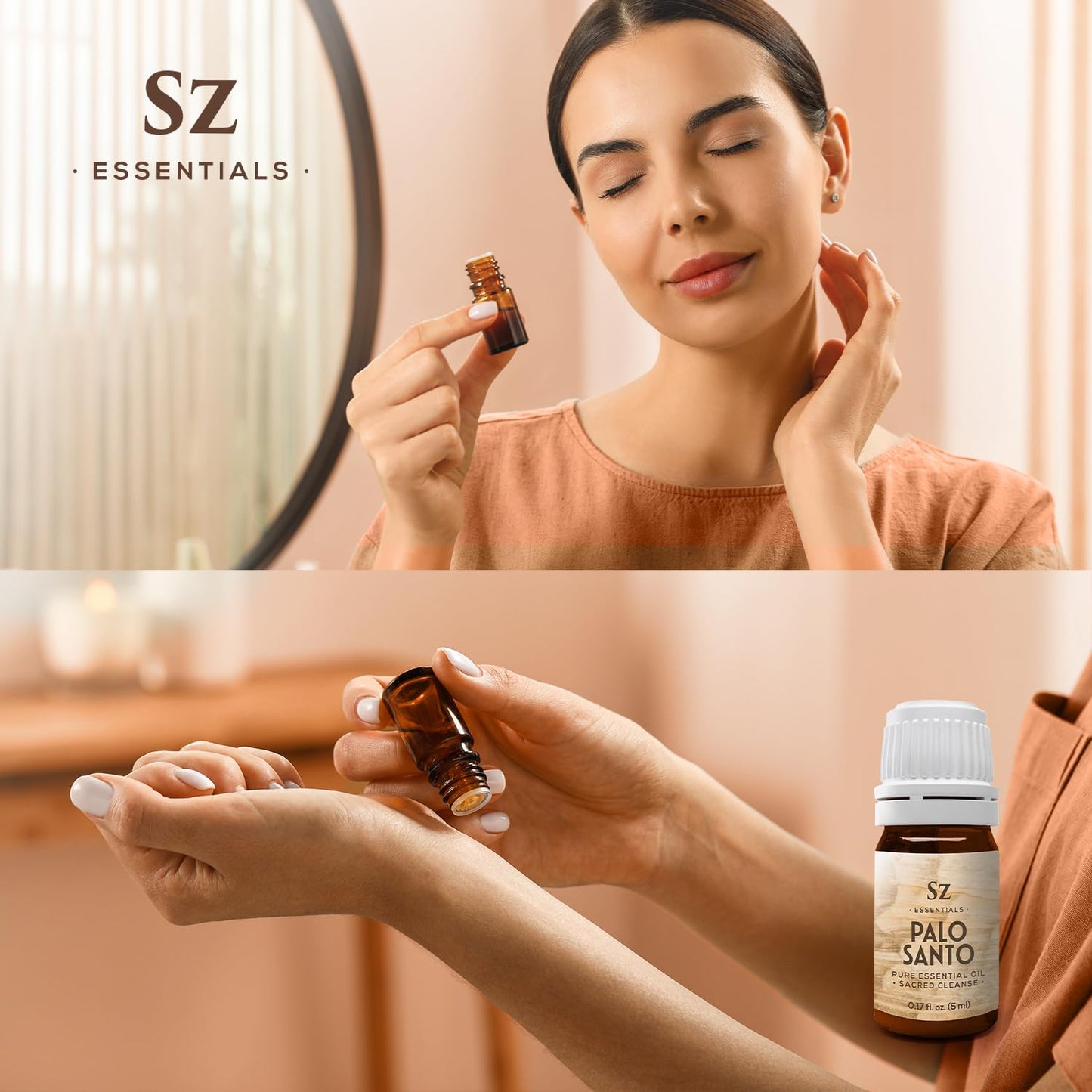 Sz Essentials Palo Santo Essential Oil – 100% Pure & Ethically Sourced (Peru, 5 mL)