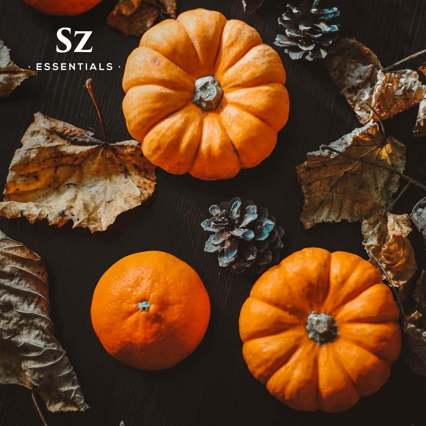 Sz Essentials Pumpkin Spice Essential Oil Blend for Diffuser & Humidifier – 0.17 fl oz (5 mL) – Vegan & Pure