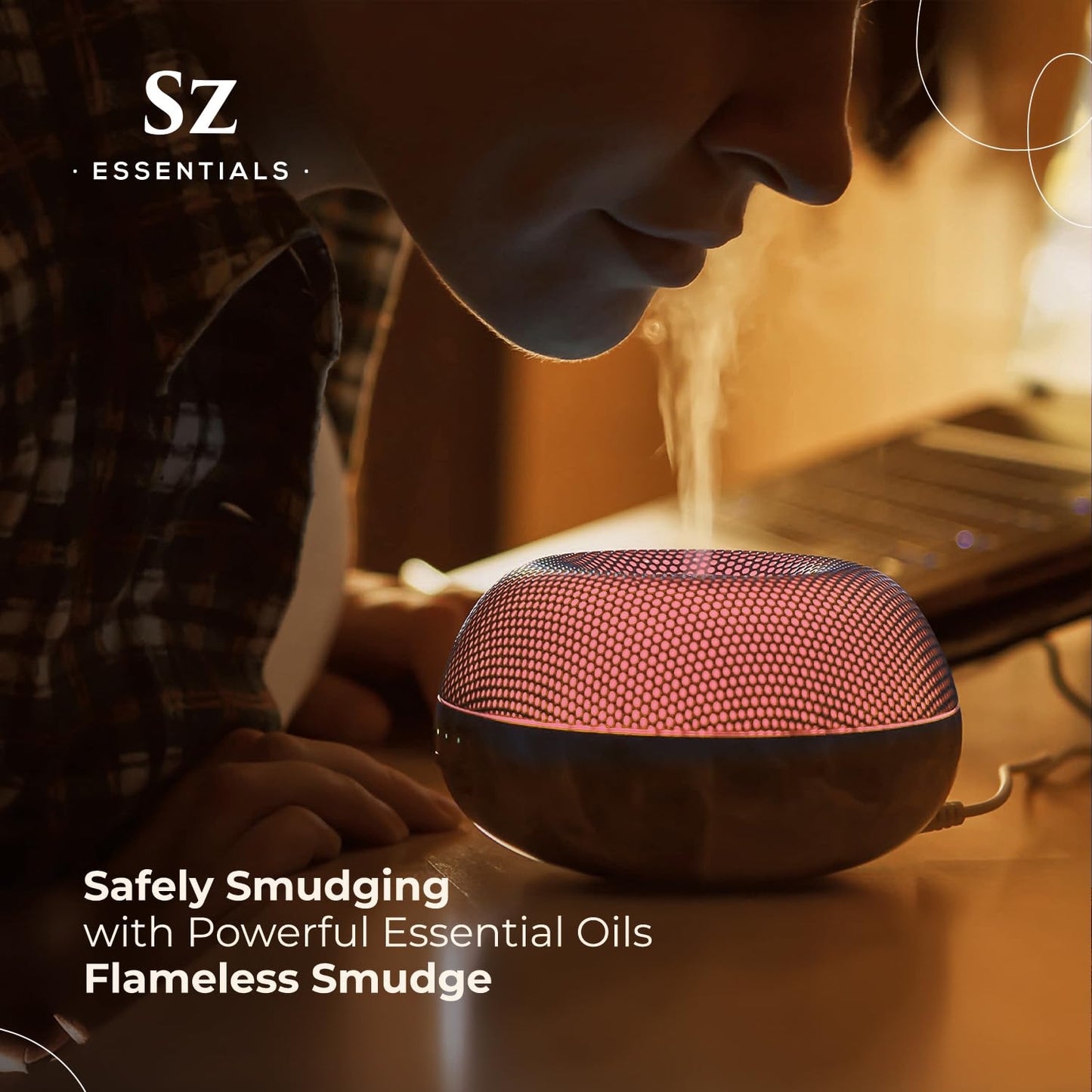 Sz Essentials Shamanic Smudge for Diffuser - Flameless 0.17oz
