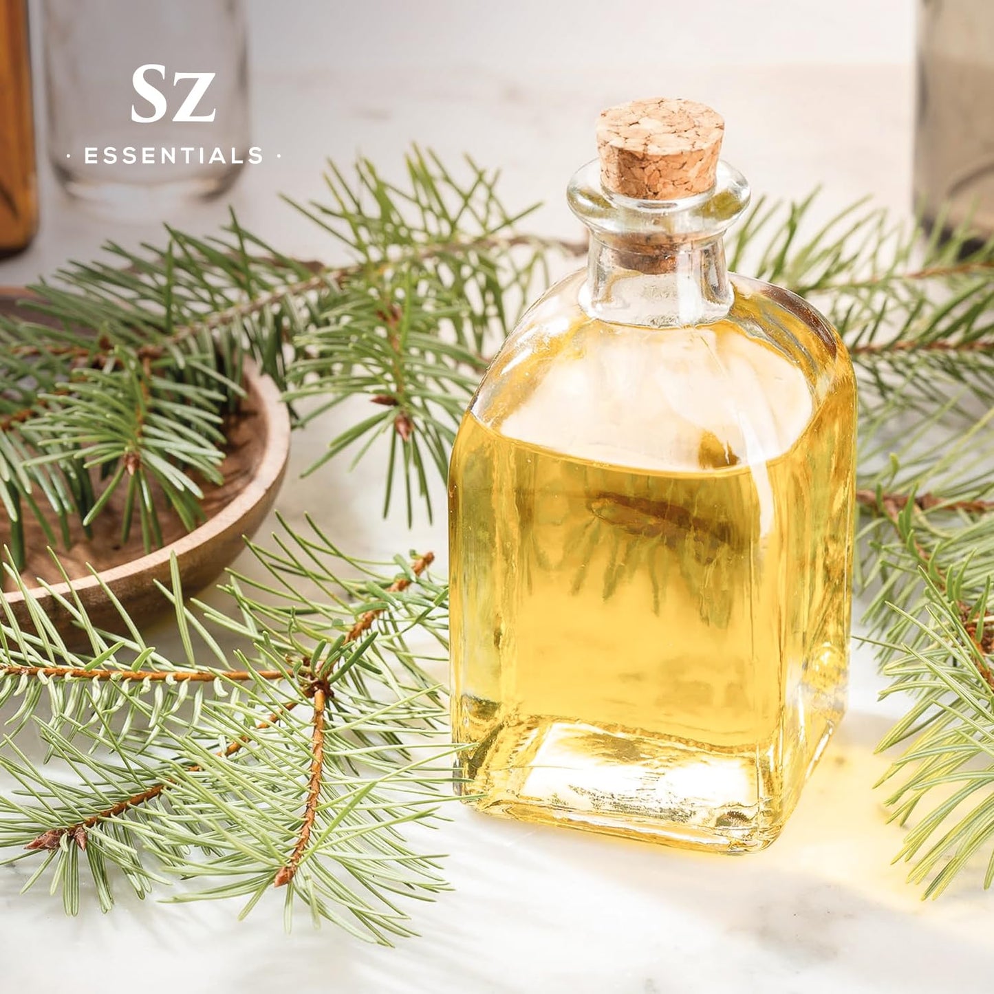 Sz Essentials Silver Pine Essential Oil - 100% Pure Pinus Sylvestris (5ml) | Therapeutic Grade & Vegan