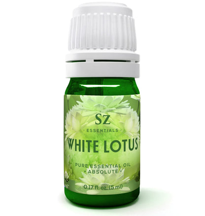 Sz Essentials White Lotus Essential Oil – 100% Pure, Therapeutic Grade, Vegan, 5ml