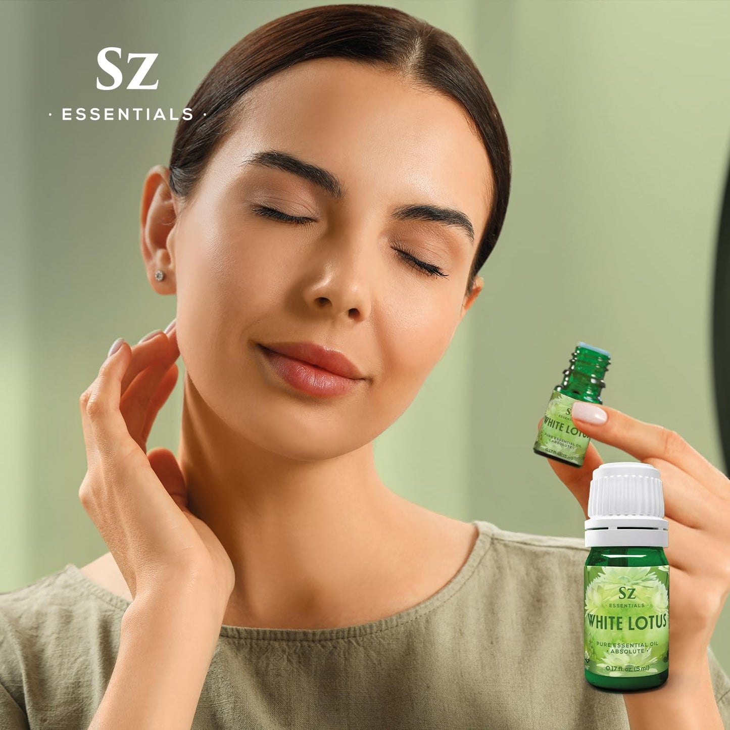 Sz Essentials White Lotus Essential Oil – 100% Pure, Therapeutic Grade, Vegan, 5ml
