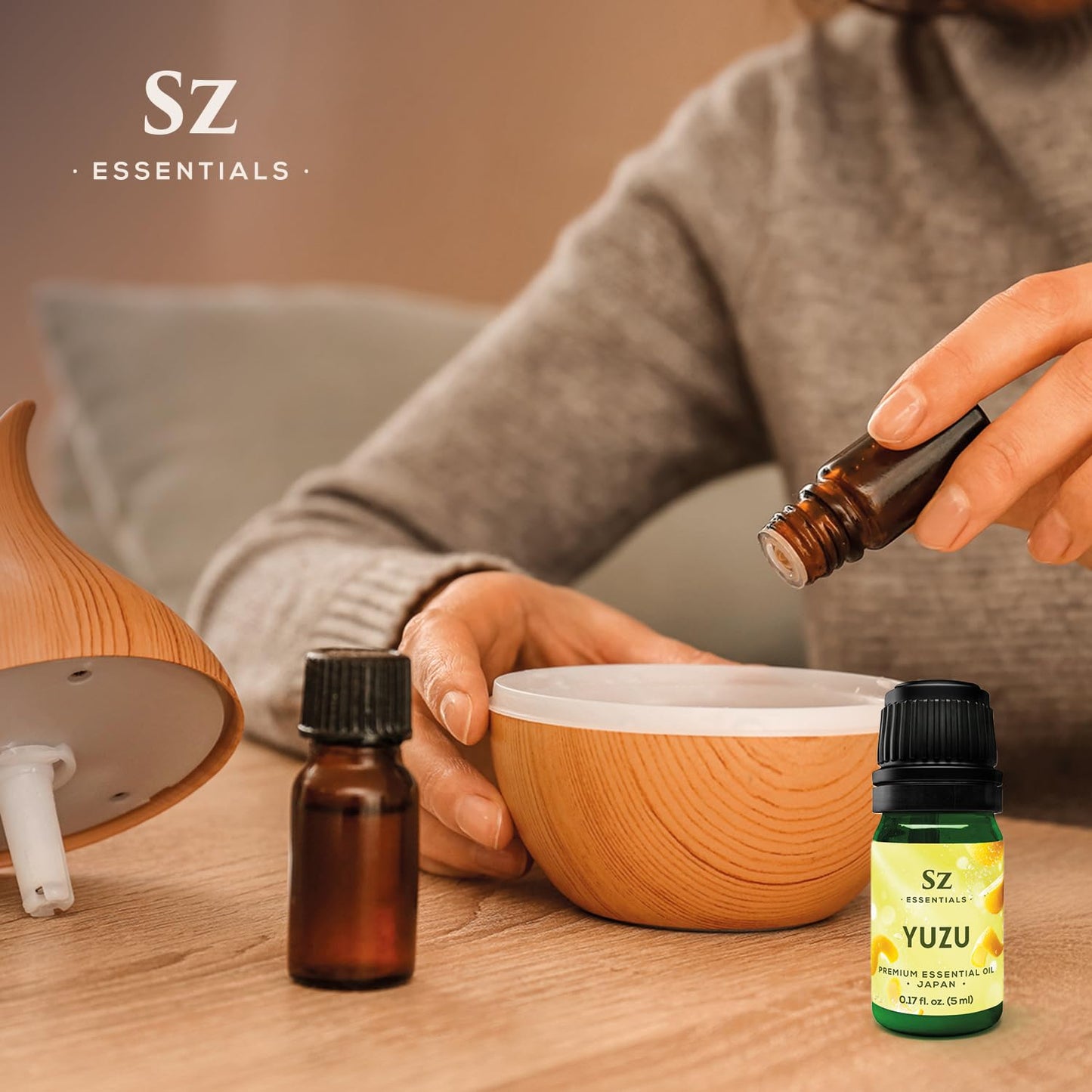 Sz Essentials Yuzu Essential Oil – 100% Pure & Natural, Japan, 5ml
