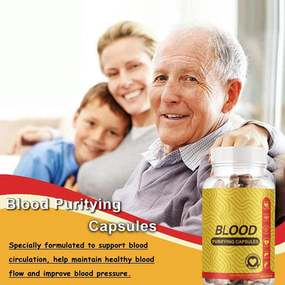 TAFUTY Blood Purifying Capsules – GMO-Free, Gluten Free, Vegan 450 mg (2)