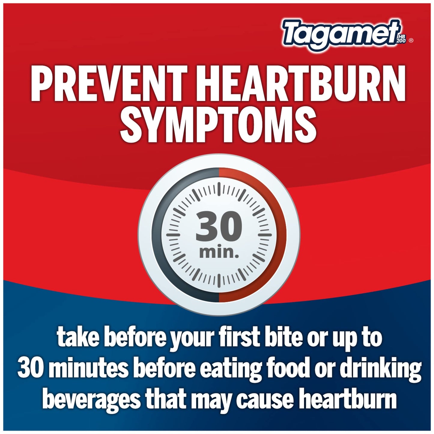 Tagamet HB 200 mg Cimetidine Acid Reducer – Heartburn Relief, 6 Count