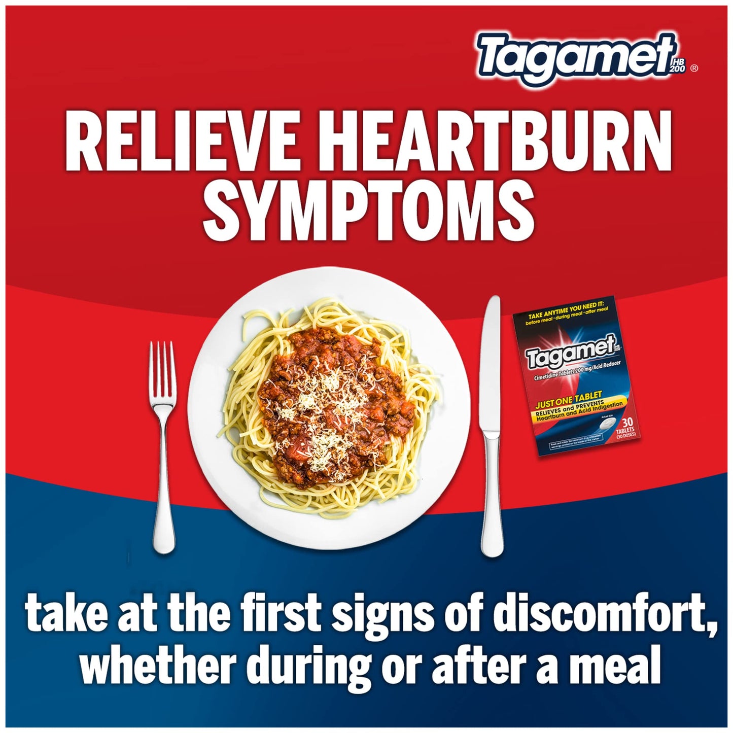 Tagamet HB 200 mg Cimetidine – Heartburn Relief & Prevention, 30 Count