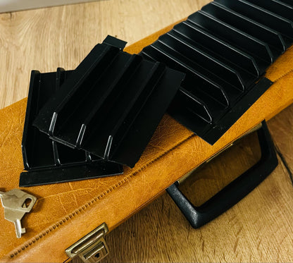 Retro Tan Audio Cassette Storage Case (Damaged Inlay)