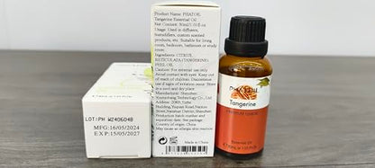 Tangerine Essential Oil 30ml – PHATOIL Pure Aromatherapy for Diffusers, DIY Soap, Candle, Bath Bombs