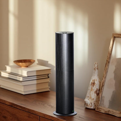 TANOXI Bluetooth Waterless Diffuser - 100ml, 2000 sq ft Coverage, App & Remote, Black