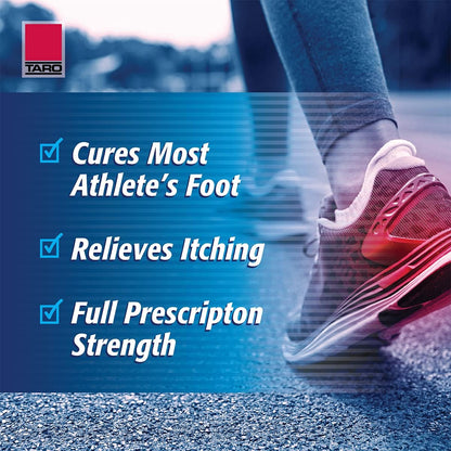 TARO Terbinafine 1% Cream – Fast Athlete’s Foot Relief, 5-Pack