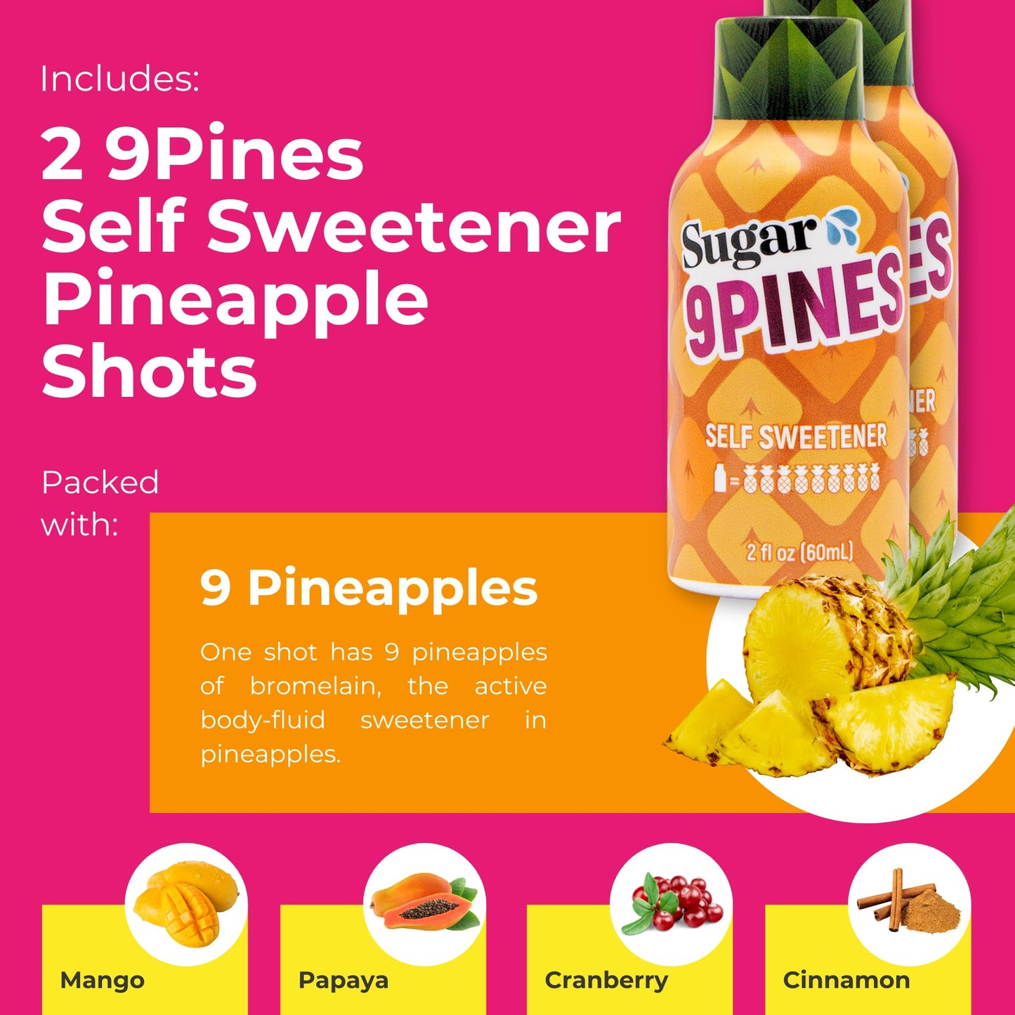 Sugar Splash: Taste Changing Tablets + 9Pines Pineapple Shot – Date Night Pack