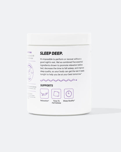 TB12 Sleep - Sleep Support with Magnesium, L-Theanine, Chamomile, GABA & Melatonin