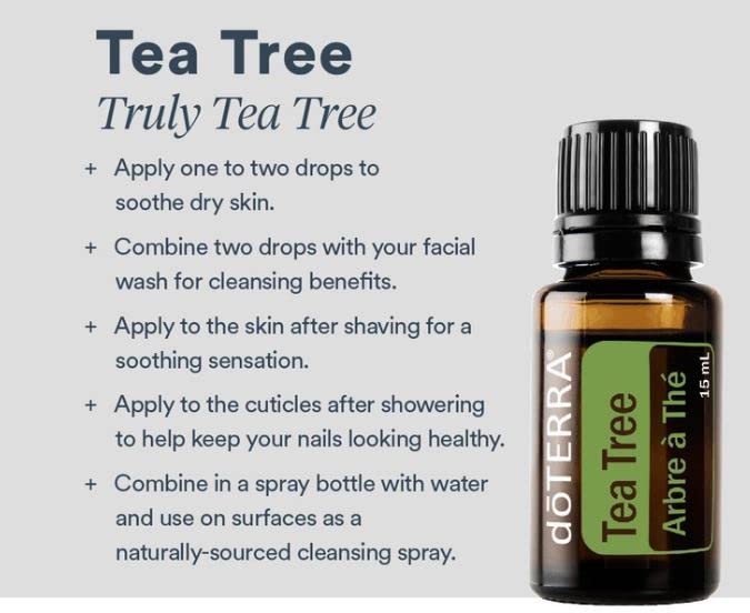 doTERRA Melaleuca Essential Oil 15ml – 2 Pack | Tea Tree Oil for Skin