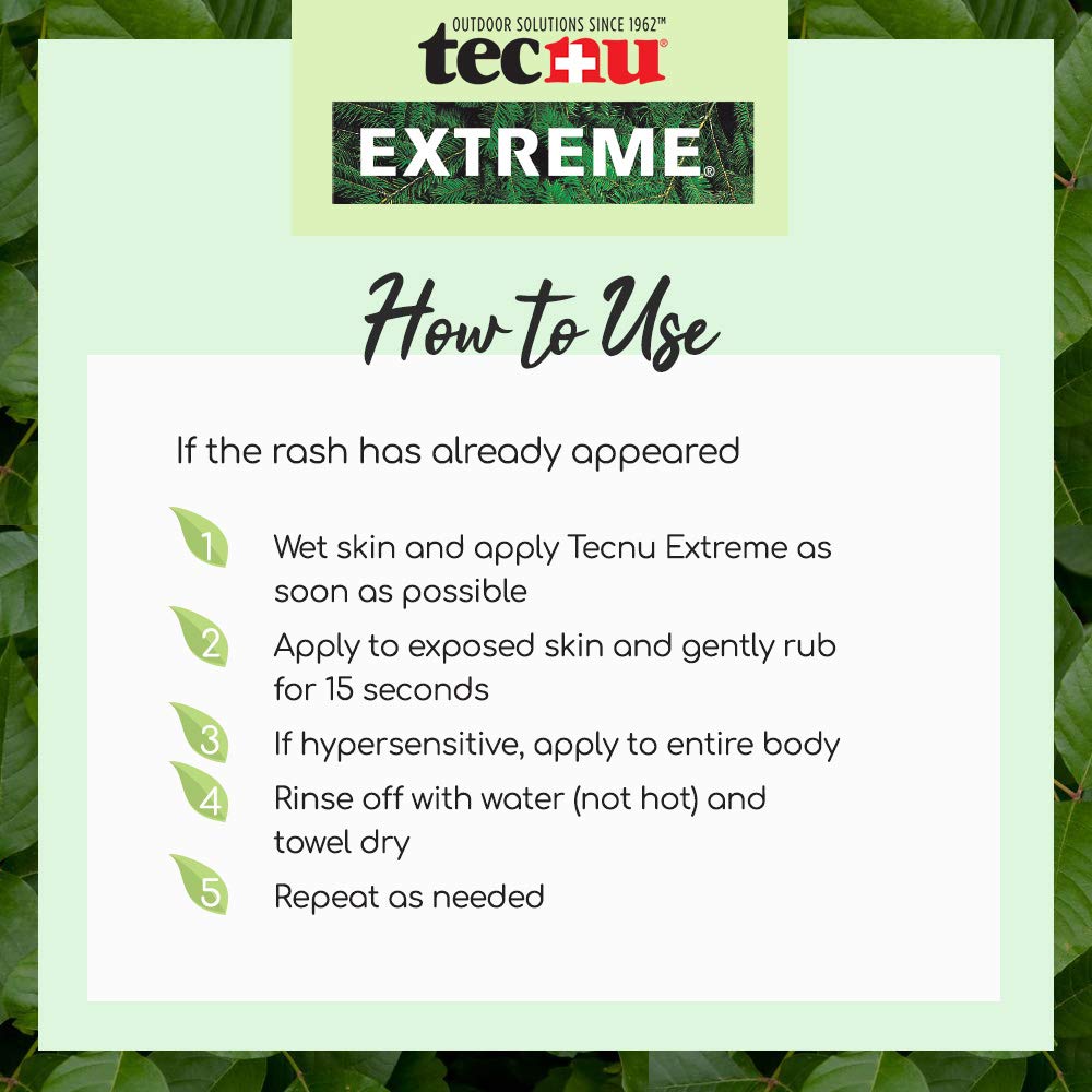 Tecnu Extreme Poison Ivy and Oak Scrub – Remove Urushiol Oils, Ease Rash & Itching | 4 oz