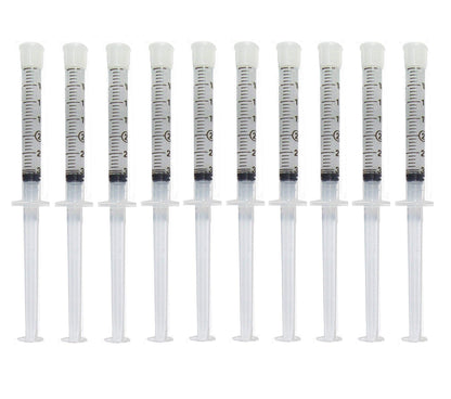 Teeth Whitening Gel Syringe Dispensers – 22% Carbamide Peroxide, 10 x 3ml Syringes
