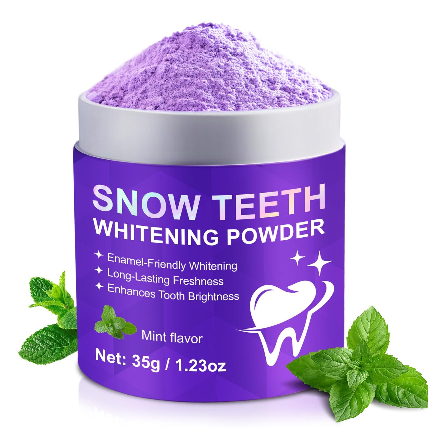 Teeth Whitening Powder with PAP+ – Peroxide-Free, Enamel Safe (35g)