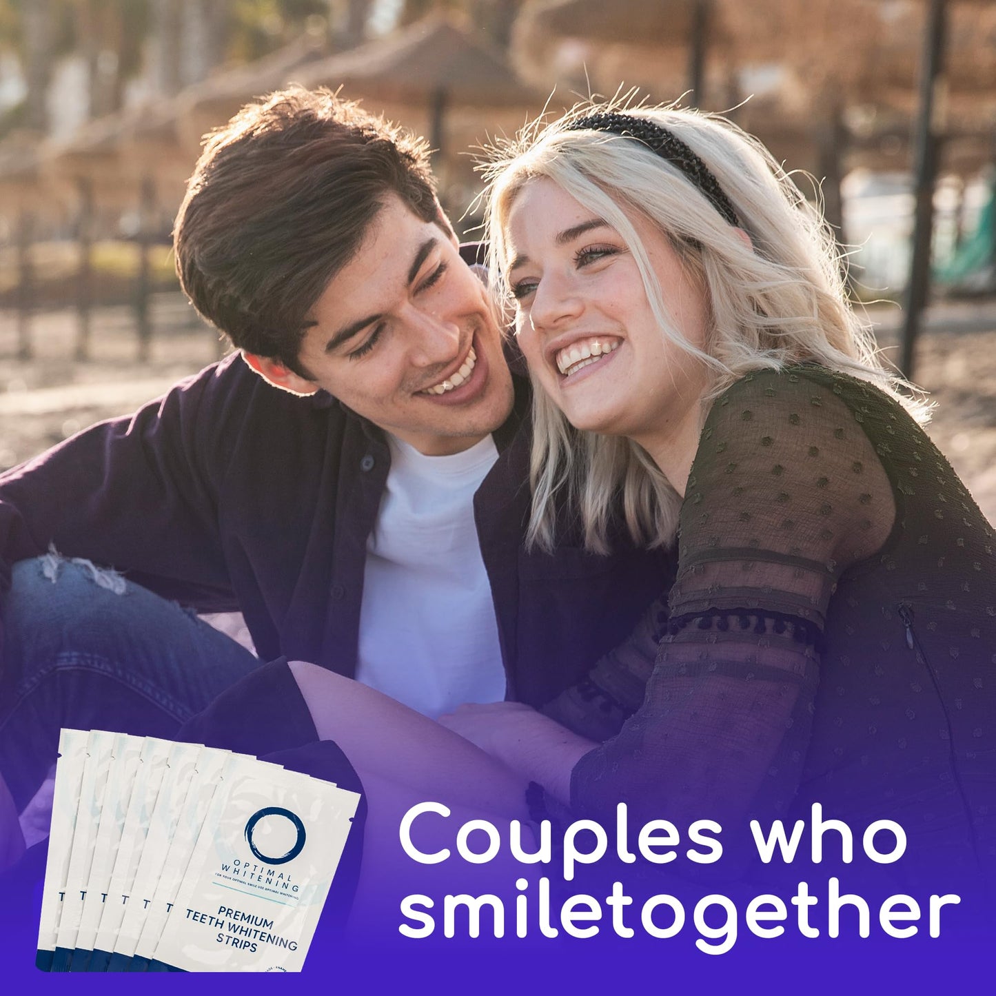 Teeth Whitening Strips for Sensitive Teeth – 14-Day Full Treatment Kit | Fast-Acting