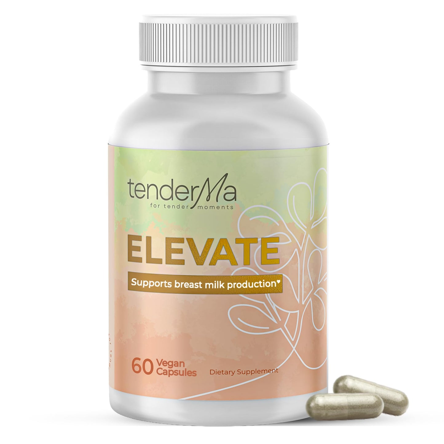 tenderMa Elevate Lactation Supplement | Natural Breast Milk Support