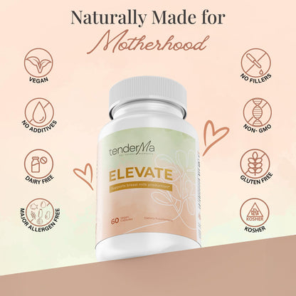 tenderMa Elevate Lactation Supplement | Natural Breast Milk Support