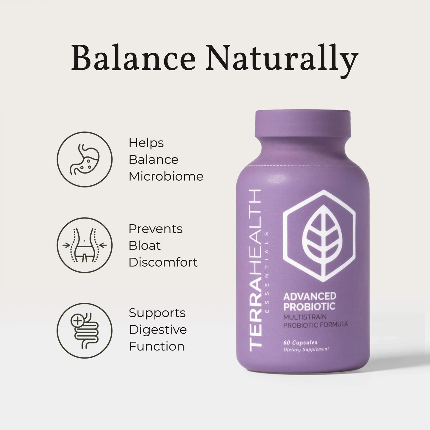 Terra Health Essentials Advanced Probiotics – 50B CFU, 60 Capsules