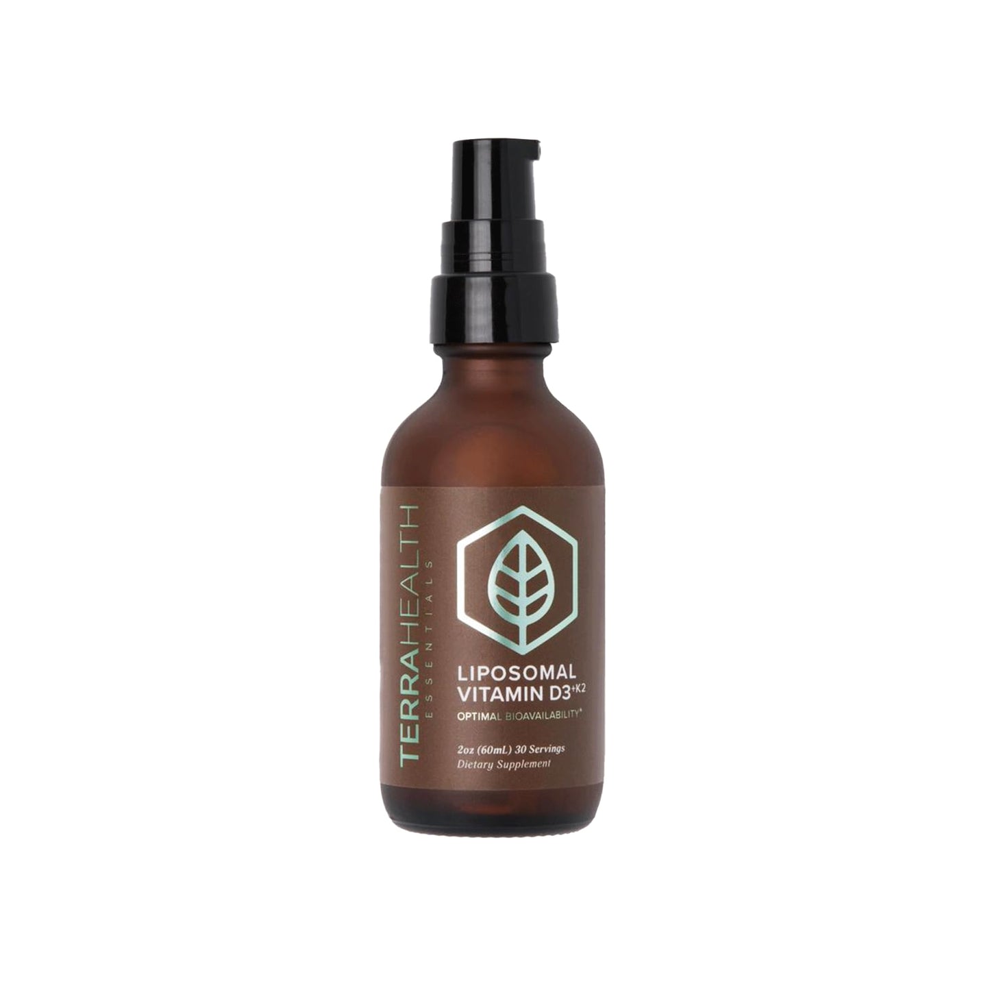 Terra Health Essentials Liposomal Vitamin D3 + K2 – Bone Health & Calcium Absorption | 1 Bottle, 30 Day Supply