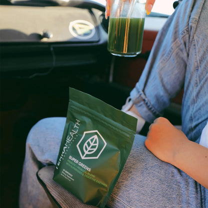 Terra Health Essentials Super Greens | Organic Greens Powder with Probiotics | 30 Servings