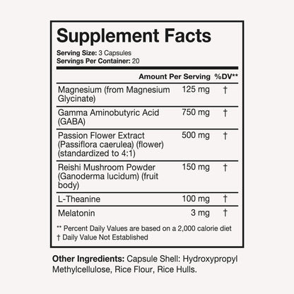 Terra Heath Essentials Fast Asleep | All-Natural Sleep Support, 30-Day Supply