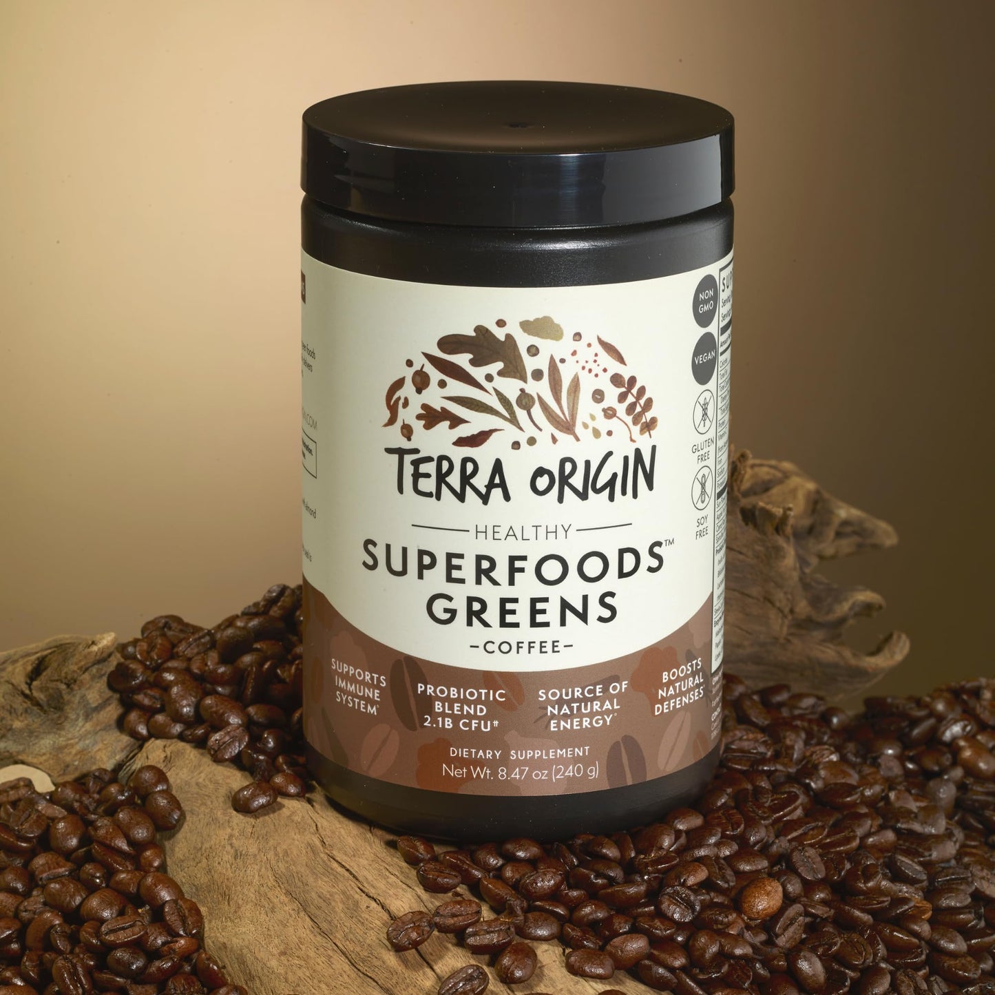 Terra Origin Greens Blend – Immune & Digestive Support, Organic & Non-GMO
