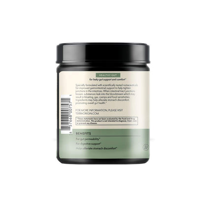 Terra Origin Healthy Gut Mint Flavor | 30-Servings with L-Glutamine, Zinc, Glucosamine & More