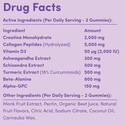 Terramed Just Think Comfort Menopause Gummies | Hormone-Free Relief, Sleep Support